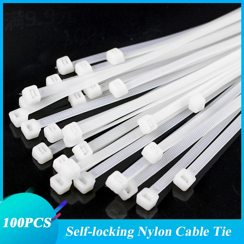 Lot de 100 Attaches en Plastique – Indispensable pour fixer et sécuriser votre Souccah