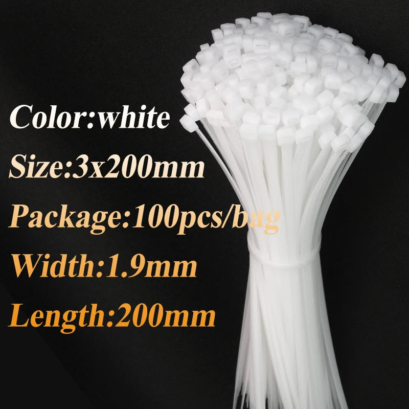 Lot de 100 Attaches en Plastique – Indispensable pour fixer et sécuriser votre Souccah