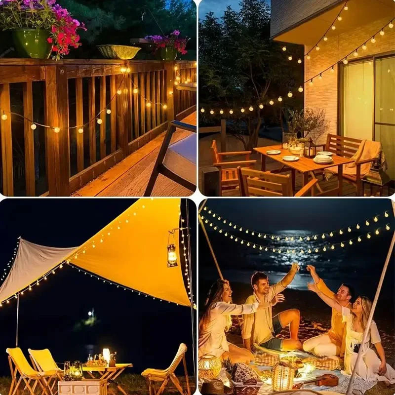 Guirlande lumineuse LED solaire – Décoration Souccah