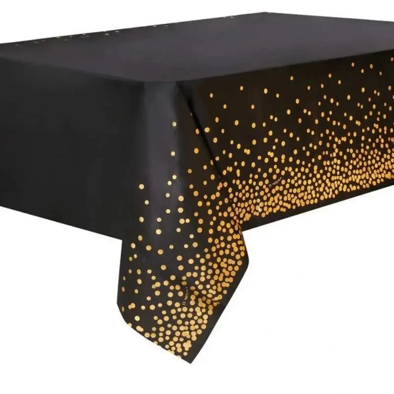 Pack Standard Souccah Noir & Or – Vaisselle jetable élégante pour vos repas de fête