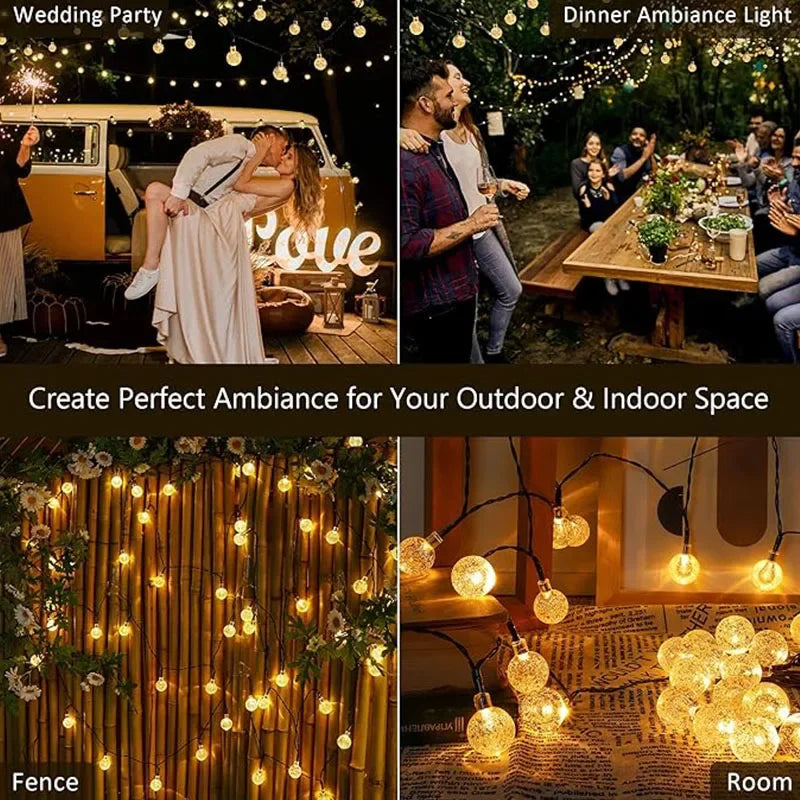 Guirlande lumineuse LED solaire – Décoration Souccah