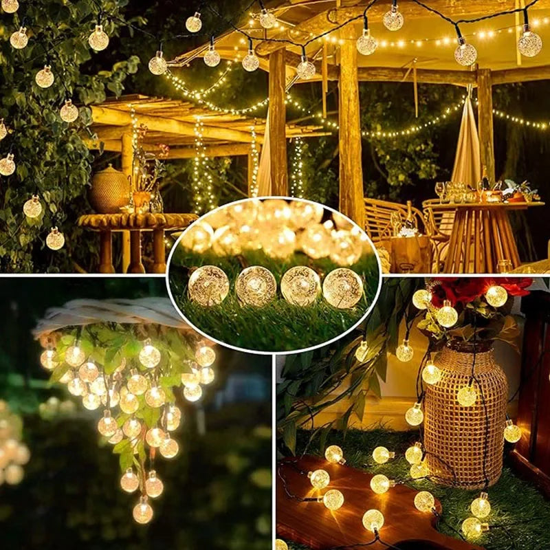 Guirlande lumineuse LED solaire – Décoration Souccah