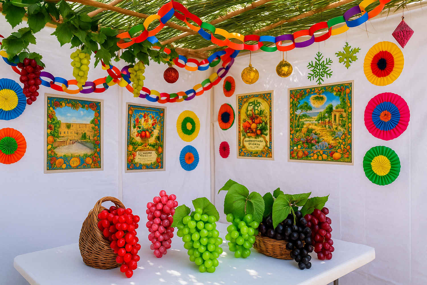 Décoration pour la Souccah