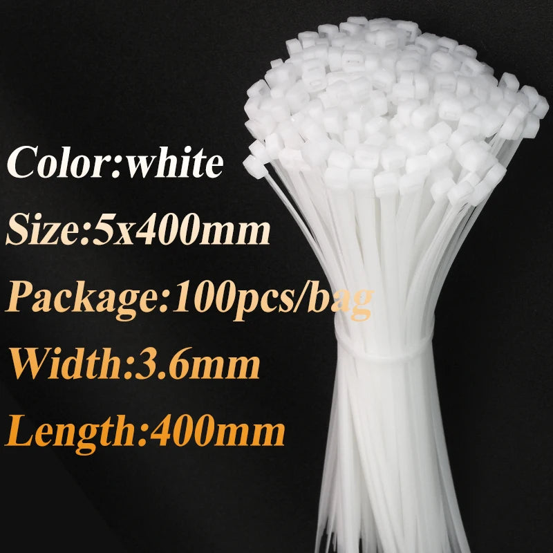 Lot de 100 Attaches en Plastique – Indispensable pour fixer et sécuriser votre Souccah