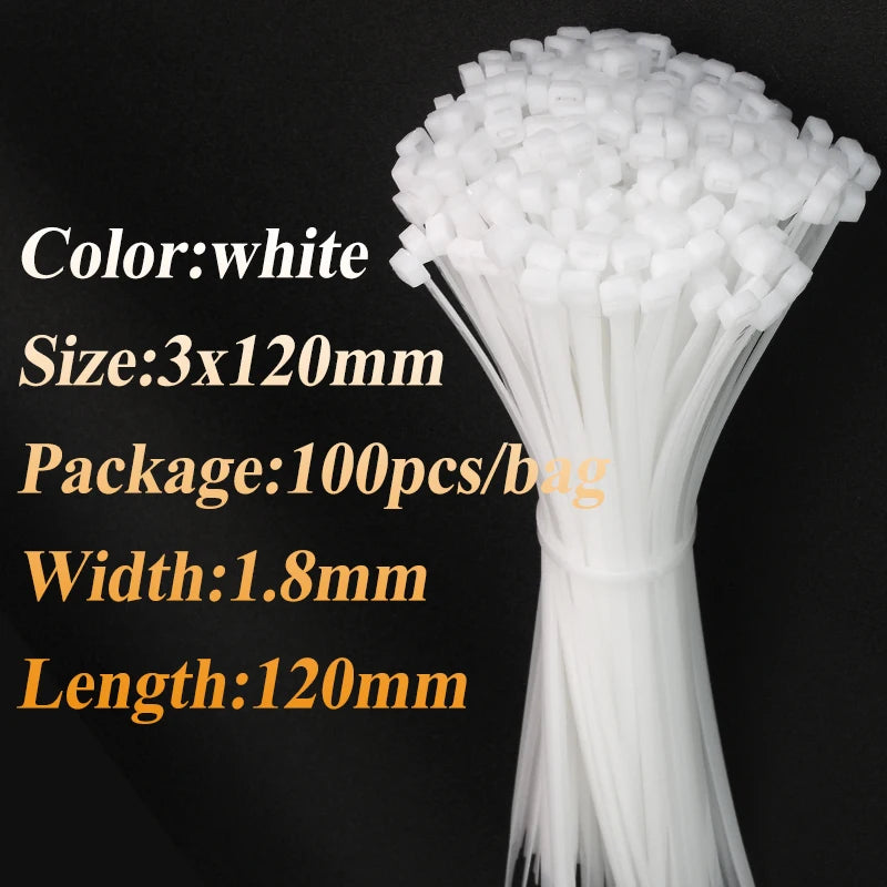 Lot de 100 Attaches en Plastique – Indispensable pour fixer et sécuriser votre Souccah