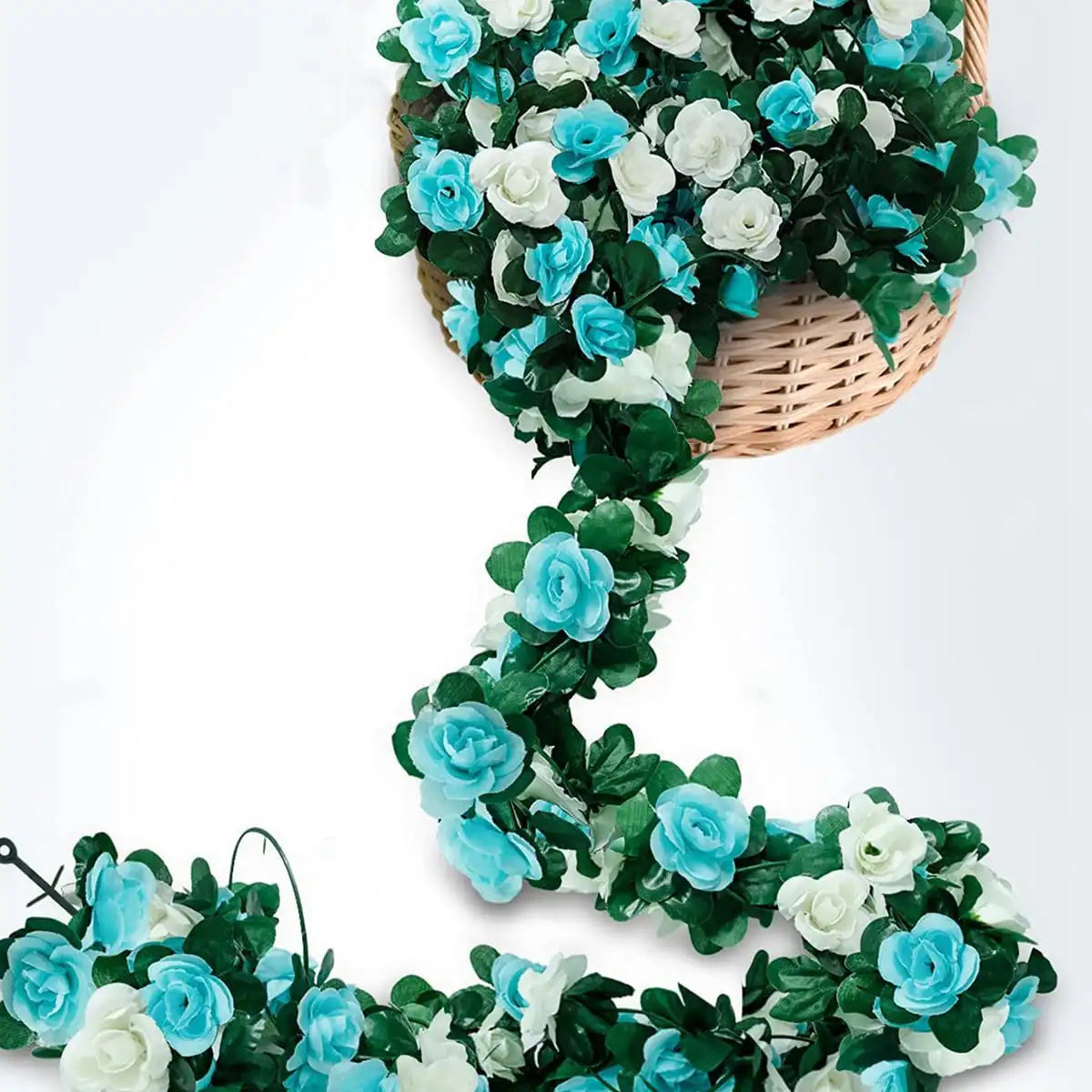 Guirlande de Roses Artificielles 250 cm – Décoration Élégante pour Souccah