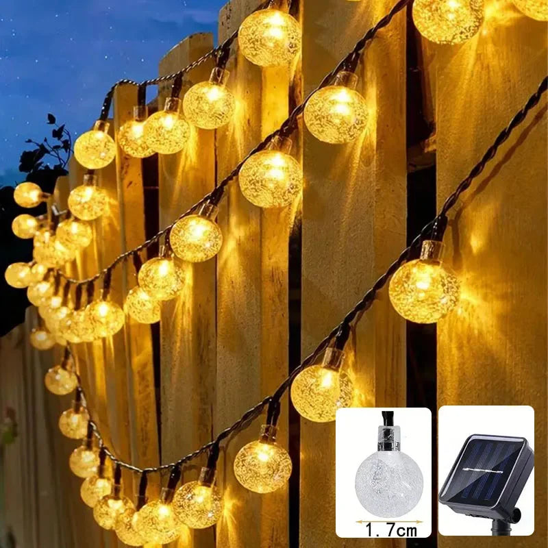 Guirlande lumineuse LED solaire – Décoration Souccah