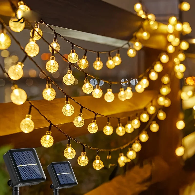 Guirlande lumineuse LED solaire – Décoration Souccah