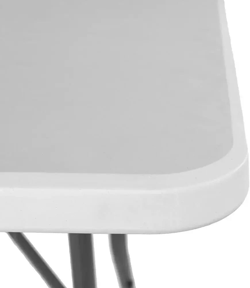 Table Pliante Solide 180x76cm – 8 Personnes, Facile à Transporter avec Poignée, Idéale pour Souccah, Repas de Fête et Événements
