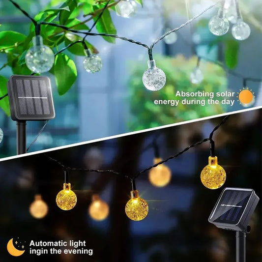 Guirlande lumineuse LED solaire – Décoration Souccah