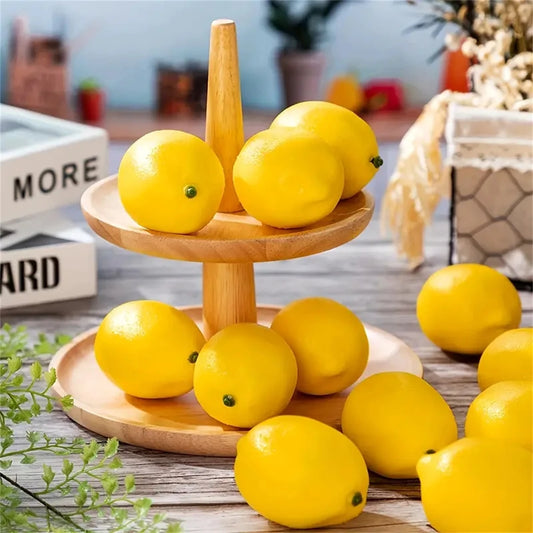 Lot de 20 Étrogim Artificiels – Décoration Réaliste pour Souccah et Table de Fête