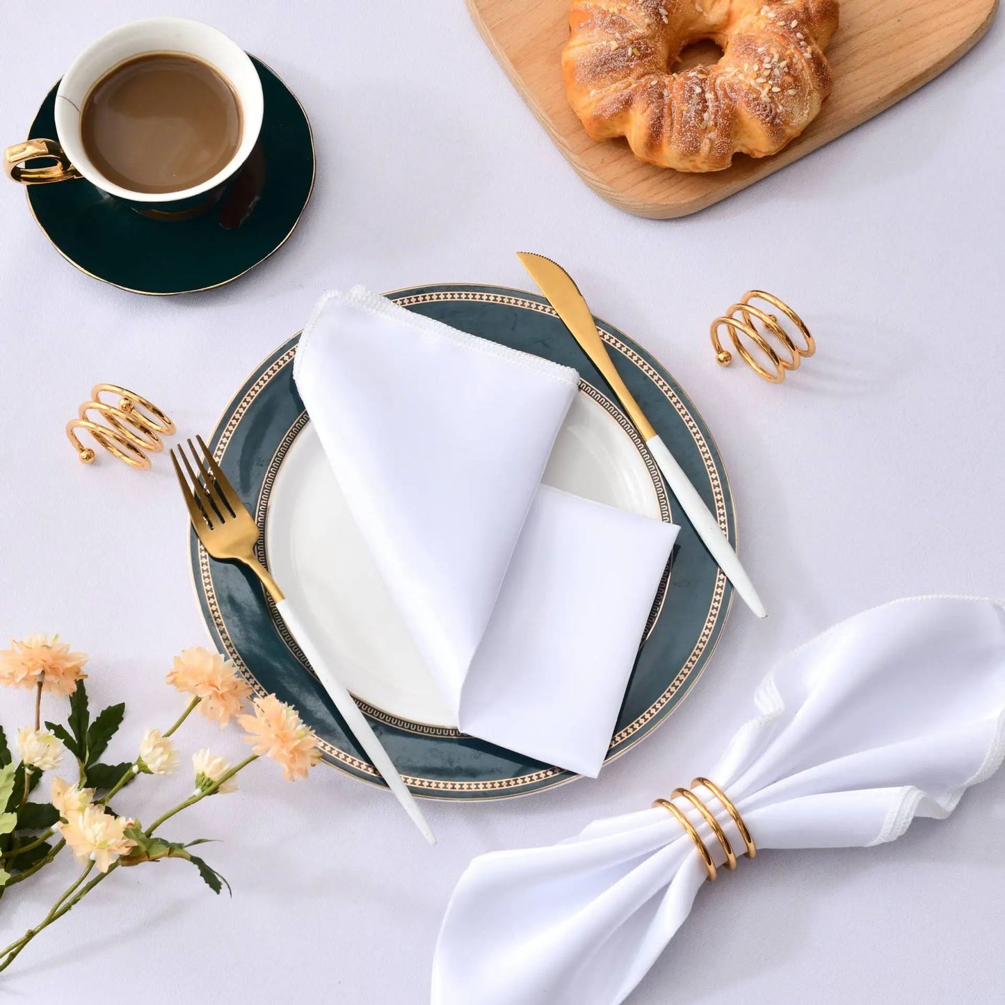 Serviette de Table type Hotel pour la Soucca