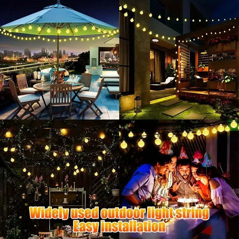 Guirlande lumineuse LED solaire – Décoration Souccah