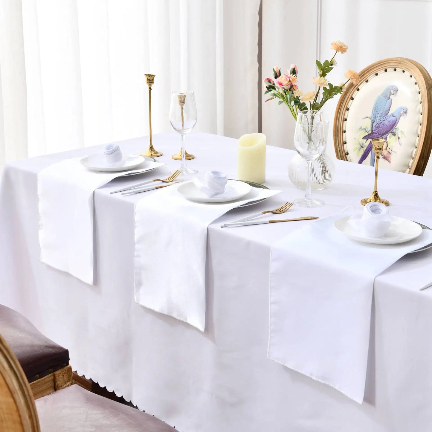 Serviette de Table type Hotel pour la Soucca