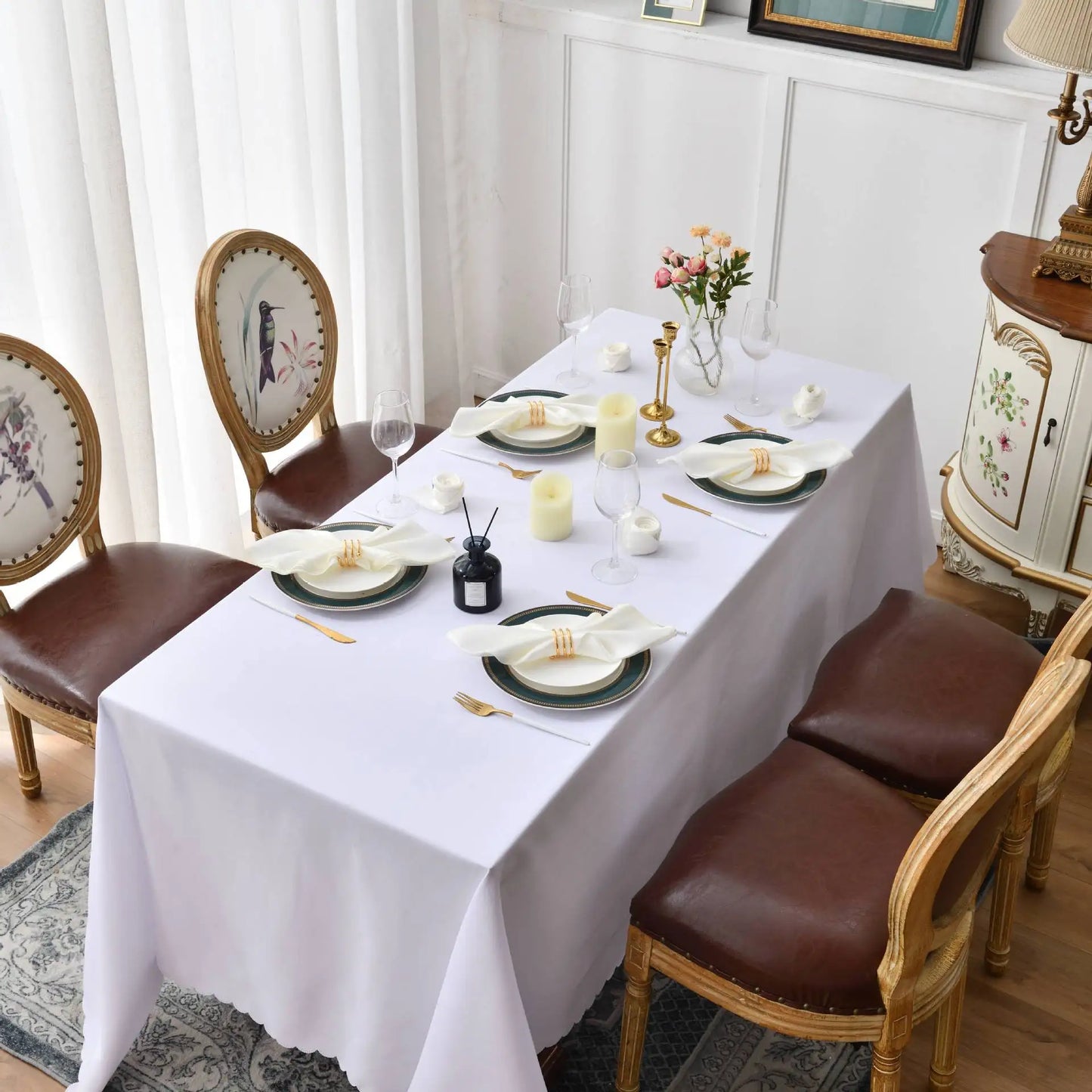 Serviette de Table type Hotel pour la Soucca